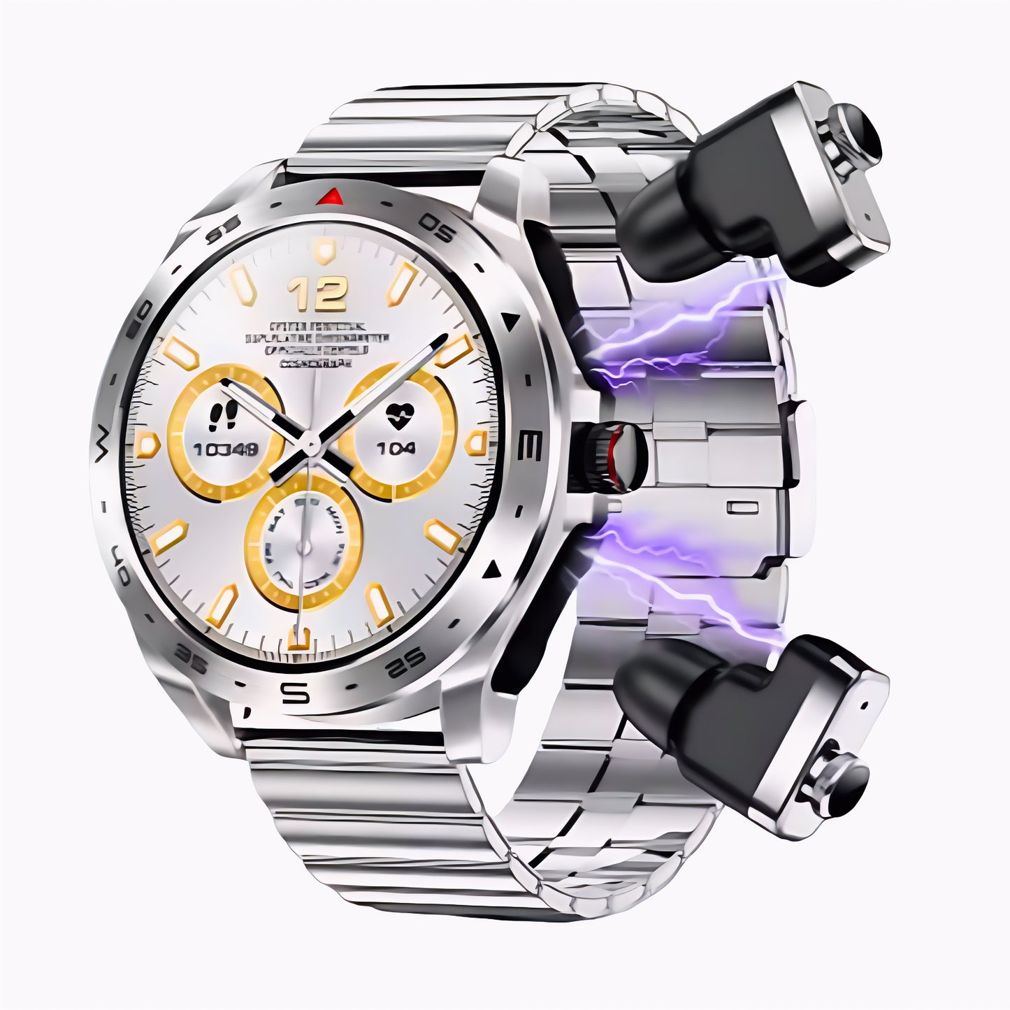 T95  Smart Watch With Built-in Earbuds
