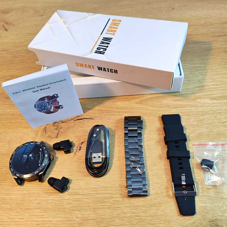 T95  Smart Watch With Built-in Earbuds