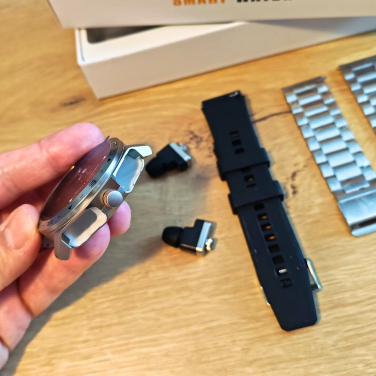 T95  Smart Watch With Built-in Earbuds