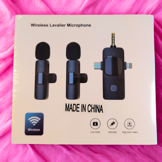 Wireless Lavalier Microphone Reduction Clip