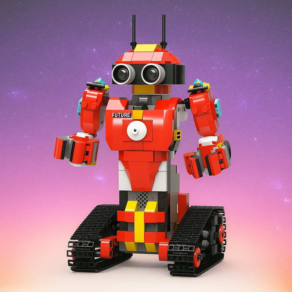 Intelligent Robot Block Building Bricks Toy for Kids.