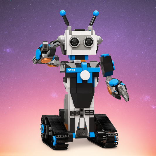 Intelligent Robot Block Building Bricks Toy for Kids.