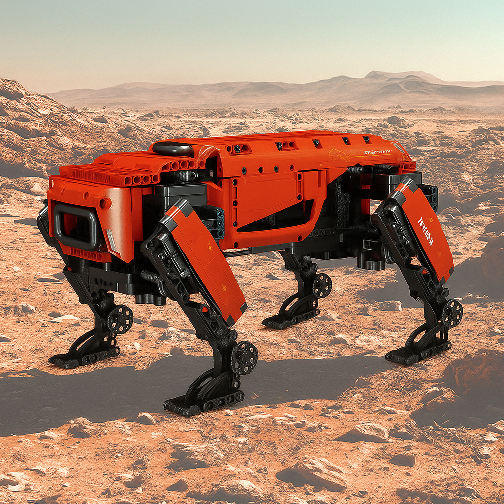 Robot Dog Building Blocks with Remote Control.