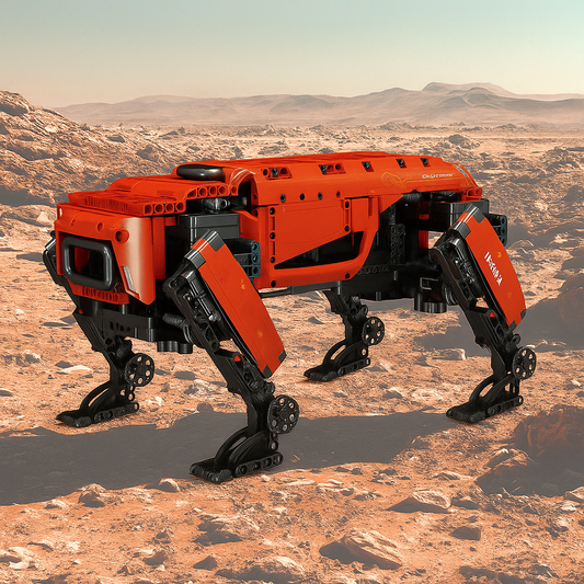 Robot Dog Building Blocks with Remote Control.