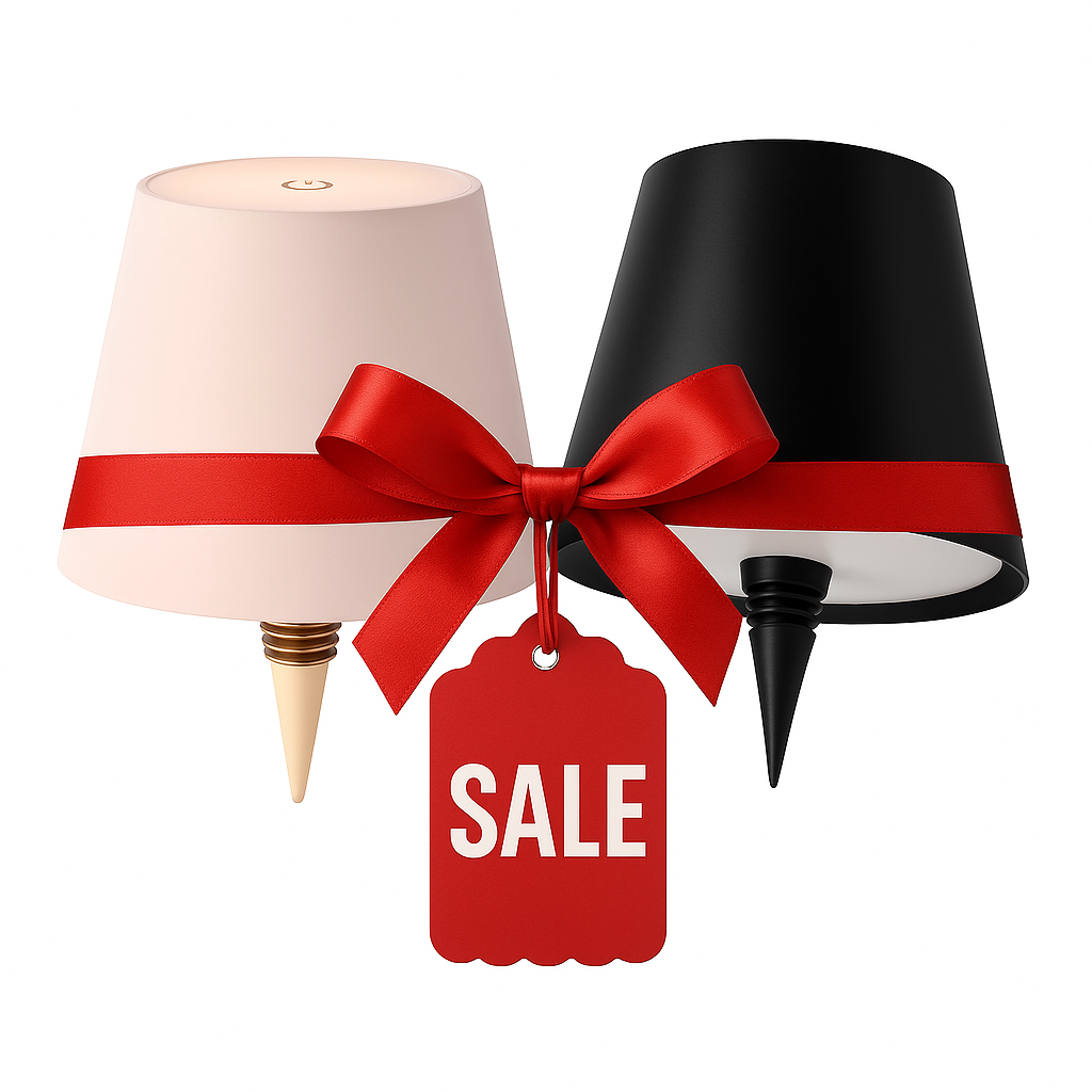 Rechargeable LED Decorative Light Touch  Dimming Juice Bottle. Pack of 2