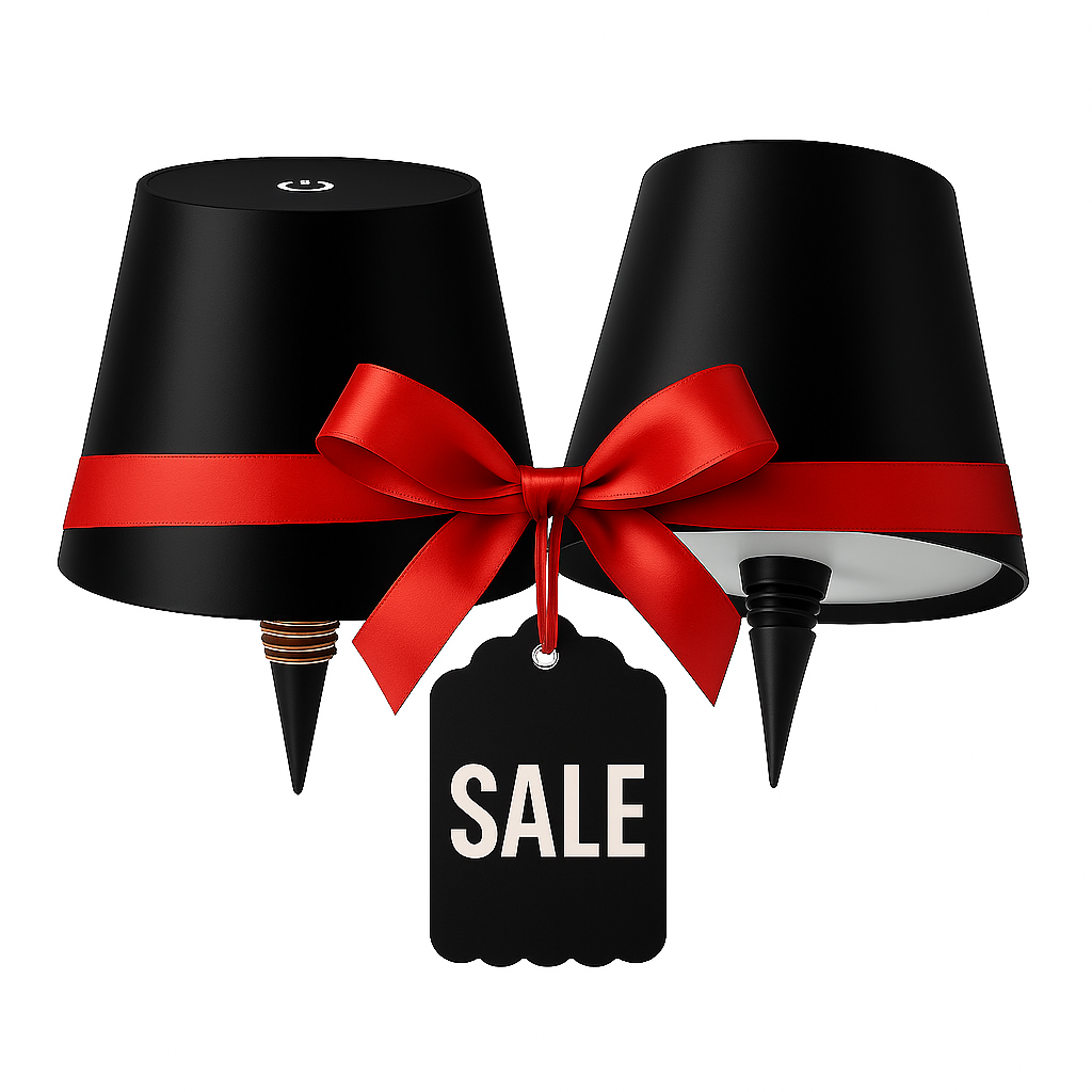 Rechargeable LED Decorative Light Touch  Dimming Juice Bottle. Pack of 2