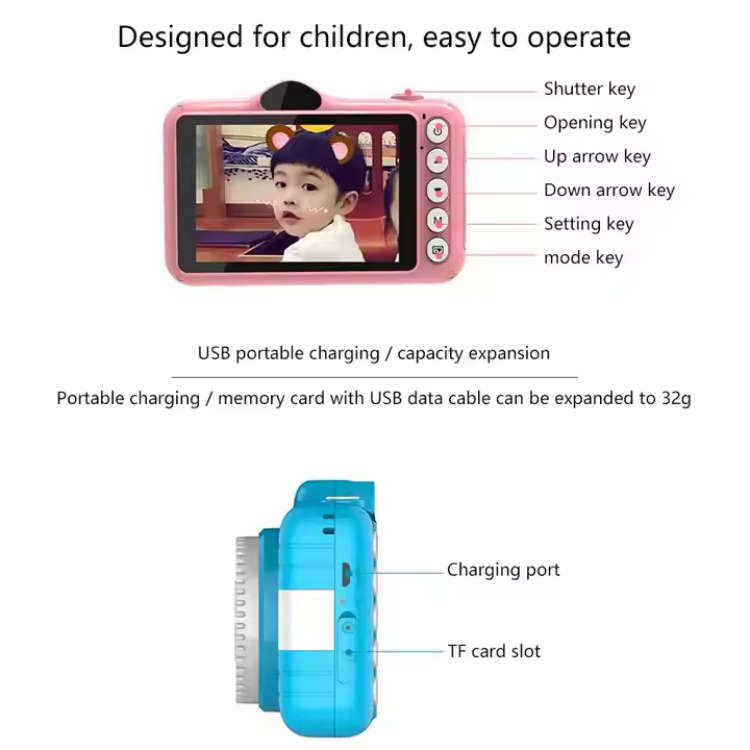 Camera for Children X600 Photos and Videos.