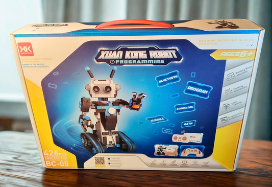 Intelligent Robot Block Building Bricks Toy for Kids.