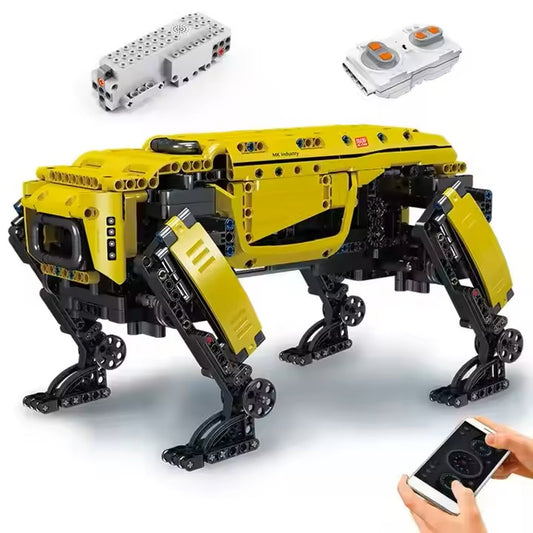 Robot Dog Building Blocks with Remote Control.