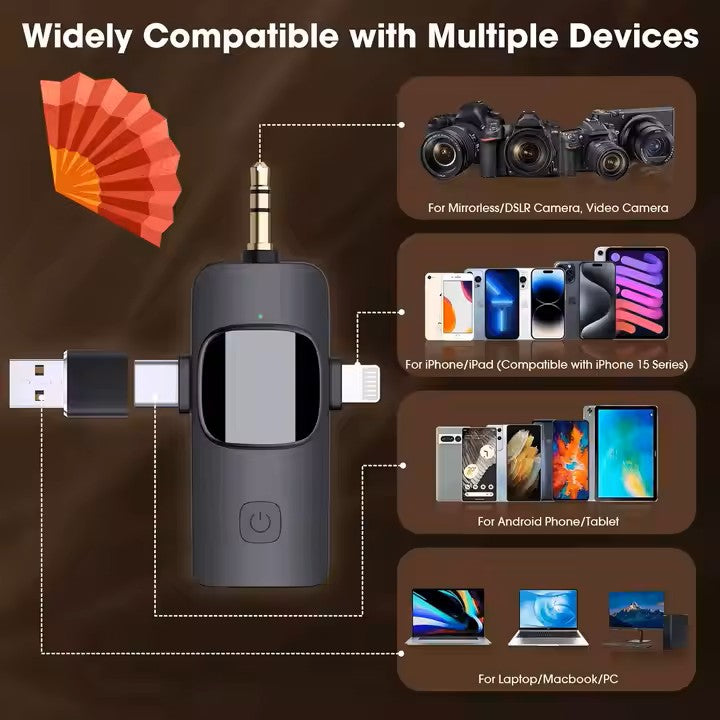 Wireless Lavalier Microphone Reduction Clip