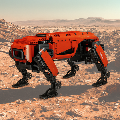 Robot Dog Building Blocks with Remote Control.