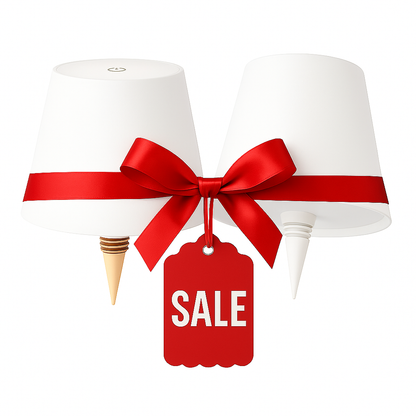 Rechargeable LED Decorative Light Touch  Dimming Juice Bottle. Pack of 2