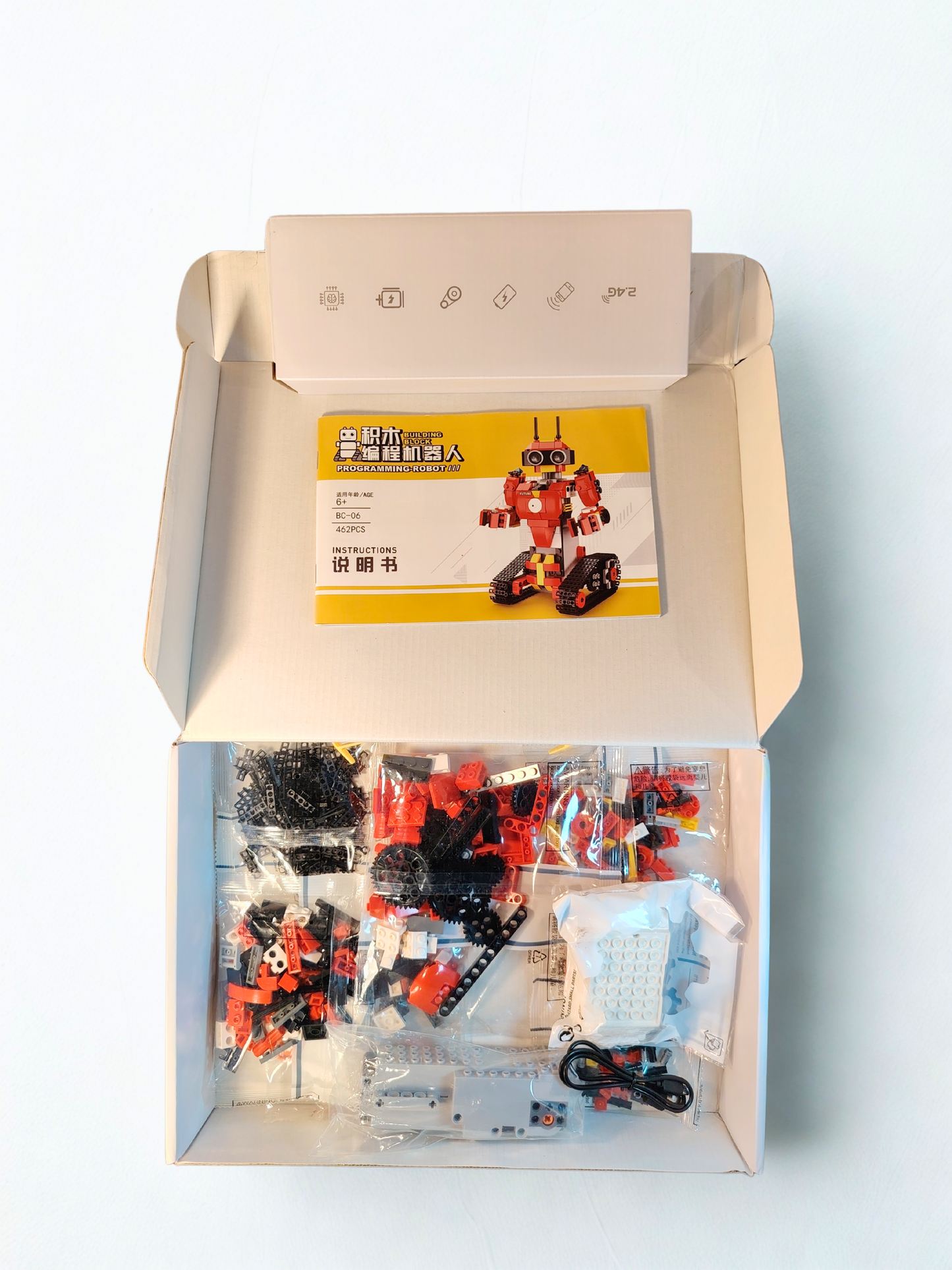 Intelligent Robot Block Building Bricks Toy for Kids.