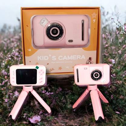 Mini Creative Tripod Rotatable Camera for Children.