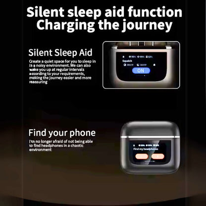 Wireless Earphone Smart Lcd Touch Screen Headphone.